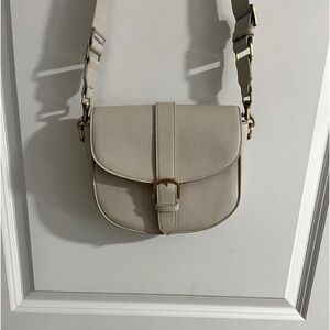 MANGO Crossbody Bag; Gold Hardware